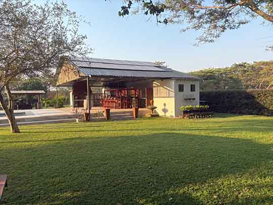 Pumula chalets for overnight accommodation near Lusaka, Zambia.
